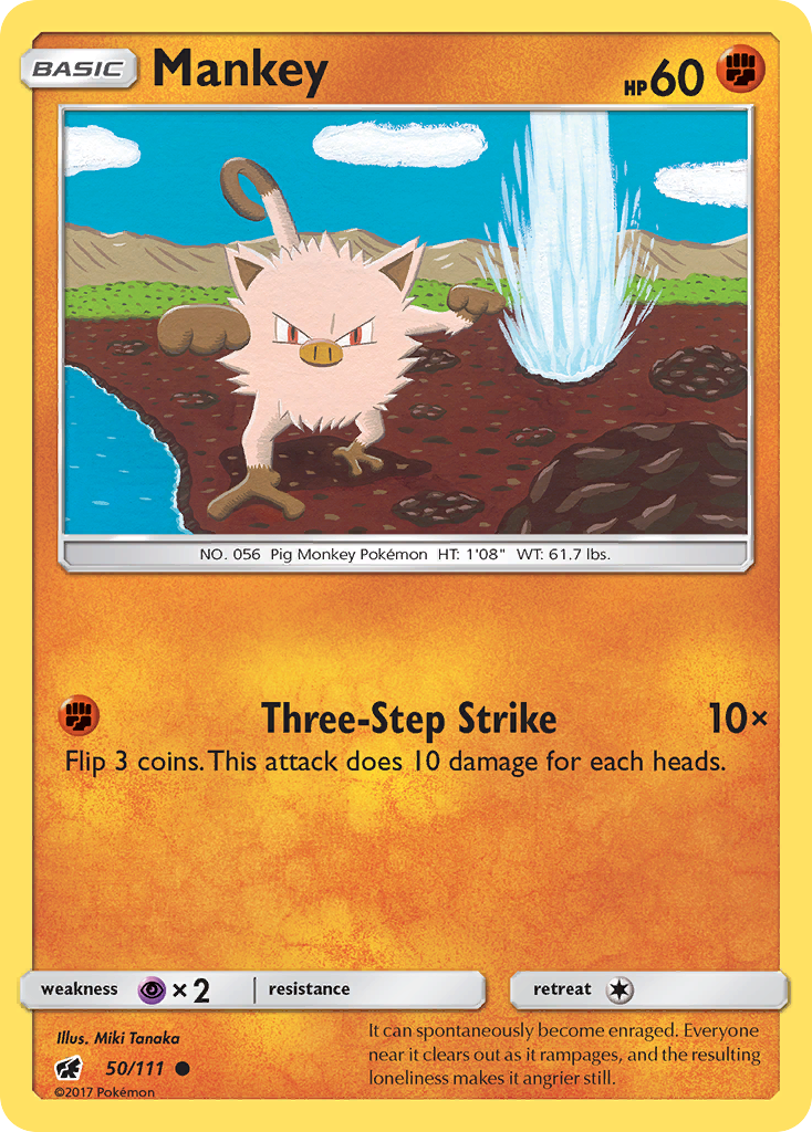 Crimson Invasion Mankey #50/111